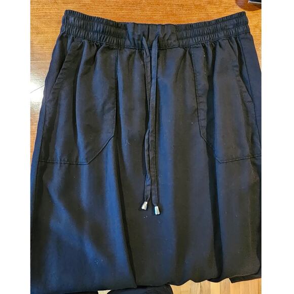 Esteez Black Skirt Modest A-Line Knee Length 100% Tencel Savannah Sz S - Picture 5 of 11